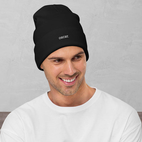 Bestickte Beanie Oscar