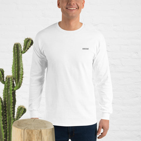 Unisex longsleeve Schriftzug